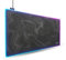 Nyfter - XXL Gaming Mauspad Sakura Weiß 900 x 500mm Premium Fuji Mousepad Size Groß vernähte Kanten langlebig mit high-end Glide und Anti-Rutsch Speed Gaming Mauspad (Liquid Grey Black (RGB))
