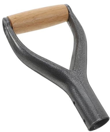 NUOBESTY Garden Tool D-Handle Replacement Parts Handle Sturdy Iron for Forks Spades