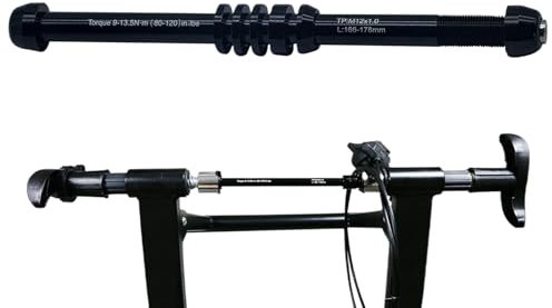 Perno Passante Per Rullo Bici Strada - Adattatore Ruota Posteriore Per Ciclismo Rullo Sostitutivo - Larghezza Regolabile Accessorio Allenamento Uomo Donna