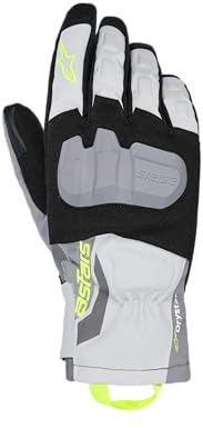 Alpinestars XT-3 Drystar Waterproof Motorcycle Gloves, Black/Grey, L