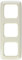 Busch-Jaeger 2513-212 3-fach Rahmen (Duroplast) Cremeweiß Busch-Duro 2000 SI 2CKA001725A0563