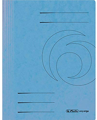 Herlitz Schnellhefter 11199106 DIN A4 Karton hellblau