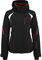 Bergson SNOWTASTIC | Damen Skijacke, wattiert, 20000mm Wassersäule, Black/Chinese red [9014], 40 - Damen