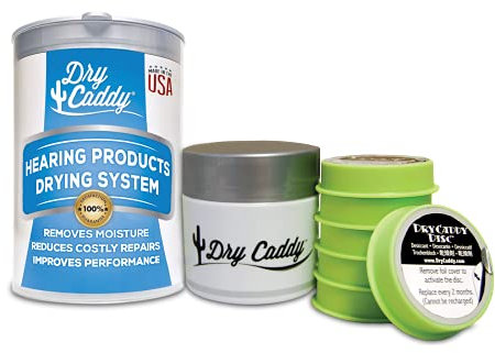 Dry Caddy Dry Aid Kit for Hearing Aids and Other Instruments by Dry and Store