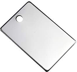 10 Edelstahl, blanko Charms Hund Tag Rohlinge Ätzen blank Gravur blank cross 50x25mm 30x20mm (rectangle)