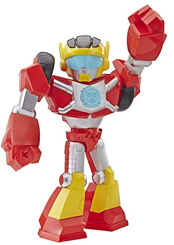 Playskool Heroes Transformers Transformers Rescue Bots Academy Mega Mighties Hot Shot Collectable 10-Inch Robot Action Figure