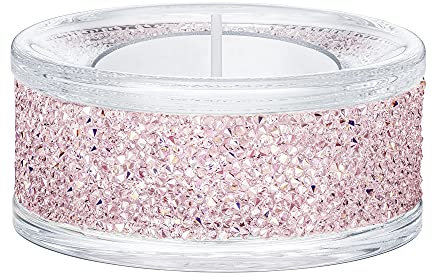 Swarovski Shimmer - Portacandela per lumini, colore: Rosa