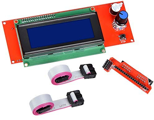 ICQUANZX 2004 LCD-Smart-Display-Controller-Modul mit Adapter für RAMPS 1.4 Arduino Shield 3D-Drucker-Controller-Kit Zubehör