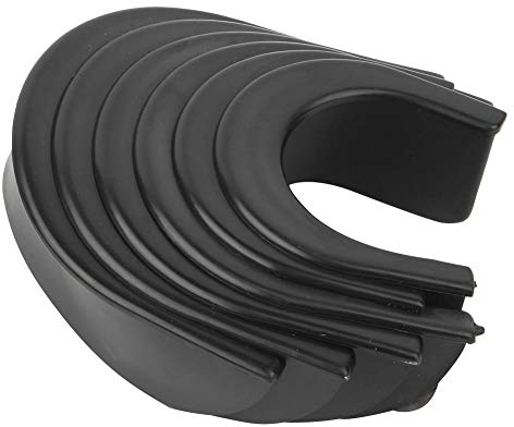 Huairdum Billard Pocket Liner, 6-TLG. Billard Pool Tisch Loch Tasche Gummi Pocket Liner Zubehörset für Billardtisch mit 4 gestanzten Ecken Liner 2 Side Liner