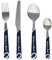 Marine Business Besteck Set 24 teilig, Edelstahl, Welcome On Board
