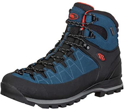 Brütting Mount Tasman, Scarpe da Trekking e Outdoor, Unisex - Adulto, Blu Nero Arancione, 39 EU