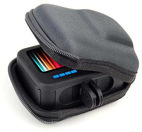 SOONSUN Small Carrying Case for GoPro Hero 9/10/11/12/13 Black, Mini Compact Storage Hard Bag Case for Go Pro Hero 9 10 11 12 13 Black Camera
