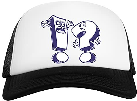 Expressions Weiß Schwarz Unisex Baseball Cap White Black