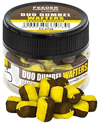 Carp Zoom 15g Method Duo DUMBEL WAFTERS Ø8x12mm Lemon Bisquit