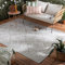 FRAAI | Home & Living In- & Outdoor Teppich - Summer Oriental Hellgrau 240x330cm - Wetterfest - Polypropylen - Flachgewebe - Balkon, Garten/Terrasse - Terrasse - Rug