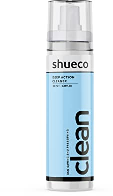 shueco Shoe Cleaner Spray | Deep Clean Action Ideal for Fabric and Leather Trainers, 100ml