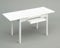 ASTIMESA Alas Laminado Mesa de Cocina, Metal, Blanco, 110x70cm