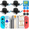 EEEKit Reparaturwerkzeuge für Nintendo Switch, 68 in 1 Joy-Con Reparaturteile, Analog Joystick Ersatz für Switch, Schraubendreher Öffnungswerkzeugset für NS