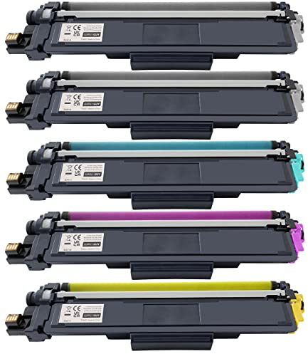 Supply Guy TN-243CMYK Toner Kompatibel mit Brother TN-247 für Brother MFC-L3750 CDW, MFC-L3770 CDW, DCP-L3550 CDW, MFC-L3710 CW, HL-L3210 CW, HL-L3270 CDW, HL-L3230 CDW Multipack 5 Toner