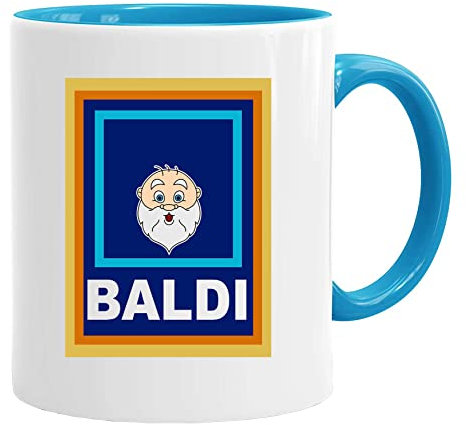 Fathers Day Mug | Gifts for Dad & Stepdad | Dads Mug | Christmas Presents from Daughter, Son, Kids | Funny Mugs for Dads | Novelty Gift | 11oz Dishwasher Safe (BALDI)