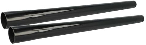 vhbw 2x tubo universale compatibile con Bosch UniversalVac 15, EasyVac 3, AdvancedVac 20 aspirapolvere - con attacco da 35 mm, 50 cm, nero