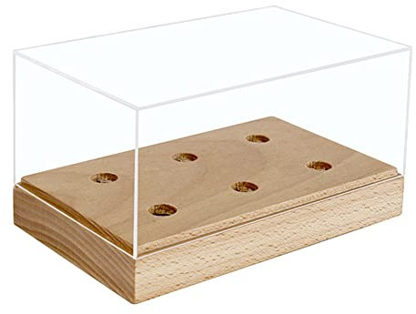 rahl Cubierta de tocadiscos de vinilo caja de almacenamiento Phono Stand Protection Dust Box