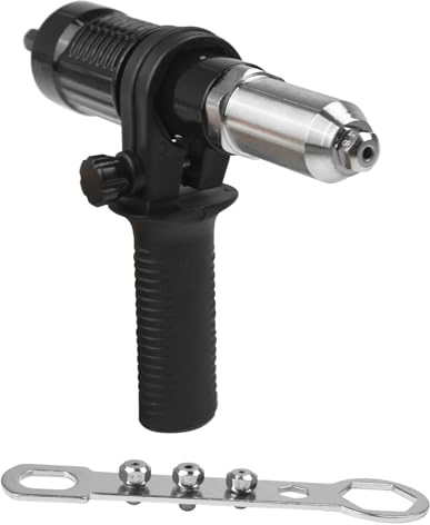 AolKee Adaptador de pistola de remaches, adaptador de pistola de remache eléctrica, accesorio de remache para taladro inalámbrico y eléctrico