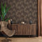BRICOFLOR Palmenblätter Tapete in Gold Braun Elegante Vliestapete mit Blätter Muster ideal für Esszimmer und Schlafzimmer