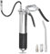 Trintion Fettpresse 8000 PSI Einhand-Fettpresse mit Druckfunktion Ergonomische Pistolenfettpresse Selbstansaugender Butter-Hand-Prise-Buttergreifer für 400ML Standard Fettkartusche Schüttfett (Silber)