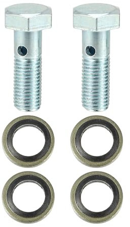 QUARKZMAN 2er Set Universal Auto Banjo Bolt Bremsadapter M8 x 1.0
