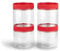 TOX Runddose 500 ml mit stabilem Schraubverschluss, aus Kunststoff (PET), vielseitig einsetzbar in Werkstatt, Büro und Hobby, 4 Stück, 094900906