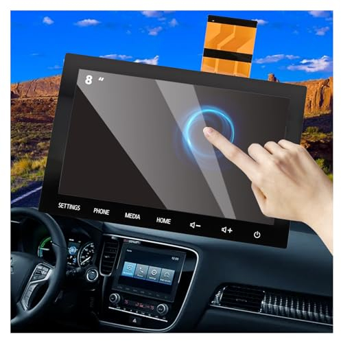 Passend für Mitsubishi Outlander und Sport 8 Zoll Touchscreen Display Nav Radio LCD Digitizer Navigation Radio Ersatz kompatibel mit 2019–2022 ersetzt OEM# 8740A040 8740A076 8740A103