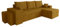 Mirjan24 Ecksofa Papani Cord, Eckcouch mit 2 Polsterhocker, Polsterecke mit Bettfunktion, L-Form Couch für Wohnzimmer, Sofa mit Bettkasten und Schlaffunktion, Wohnlandschaft (Poso 01)