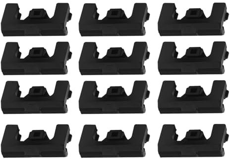 MULAIDI Luftfritteusen-Gummipuffer, passend für Power-Luftfritteusen-Grillplatte, Ersatzschutzabdeckungen für Luftfritteuse, Grill, Gummi-Stoßstangen, schwarze Gummifüße, Stoßstangen, Silikonlaschen