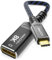 deleyCON Adaptateur 8K USB-C vers DisplayPort pour Écran (8K@60Hz / 4K@120Hz) en Aluminium, Thunderbolt 3/4, pour iPhone 16, 15 Pro Max, MacBook, iPad Pro/Air, Samsung Galaxy S25 S24, Notebook, Tablet
