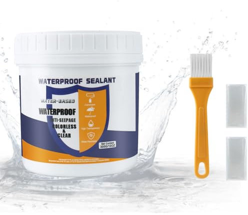 Sigillante trasparente impermeabile e invisibile, per tetto, WC, piastrelle, bagno, piastrelle, pareti, per interni