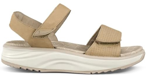 Joya Flores Beige, Nubukleder, Klettverschluss, Active-Sohle, Kategorie Emotion JY056A