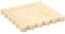 SUMNACON Natural Travertine Jewelry Tray Holder Scalloped Tray, Beige Trinket Dish Organizer Small Ornaments Tray Earring Dish Decorative Ring Tray for Vanity Dresser Countertop (Square)