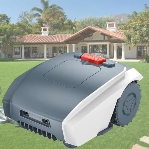DPLWJPP Smart Lawn Mower Robot,Automatic Robotic Lawn Mower,Smart Path Planning,Adjustable Trimming Height,Safety Protection Device,For Lawn/Garden