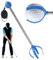 Teleskop-Golfball-Aufsammler – Golfball-Aufsammler, ausziehbarer Ballaufsammler, Greifer für Golfball-Aufsammler – ausziehbarer Golfball-Aufsammler, ausziehbarer Golfball-Aufsammler aus Edelstahl