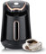 HUIOP caffettiera,Caffettiera Elettrica con Caffettiera da 250 ml/1 Tazza Caffettiera Espresso Singola 600 W Caffettiera Riscaldante Preparazione Rapida in 5 Minuti con Funzione Antigoccia a Induzione