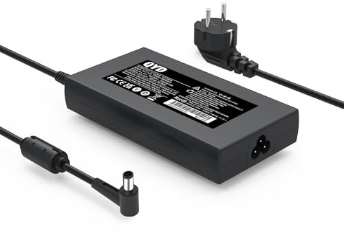 QYD Alimentatore 180W Caricatore Compatibile con ASUS Rog Zephyrus G14 G15 TUF A15 A17 F15 F17 G531GT FX505D FX505DT FX505DU FX505G FX505GT FX505GD FX505GE FX506LI TUF505DT ADP-180TB H Caricabatterie