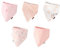 Bncxdc dreieckstuch baby, 5 Stück halstuch baby, halstücher baby mit verstellbaren Druckknöpfen, Baumwolle Made sabberlätzchen baby spucklätzchen baby