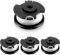 CHIHOLEN 4 Pièces Bobine Fil Coupe Bordure Compatible avec Einhell TLE-03,Bobine de Remplacement Convient pour Einhell GE-CT 18/28 Li, GE-CT 18/28 Li TC, GE-CT 18/260 Li, Ø1,6mm-4,9m(4 Bobine)