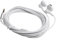Lecreatekit Auricolari dal design ergonomico con cavo lungo 3 metri per una migliore esperienza musicale (bianco)