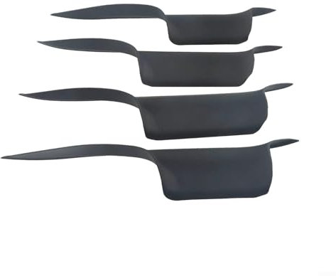 HEBEOT 4 Stück Türgriff-Abdeckungen für Vordertürgriff-Verkleidungen 51419115501 für BMW F01/F02 2008–2015