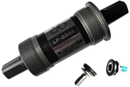 DONGLING Movimento Centrale MTB 68 127,5 mm 128 Cuscinetto sigillato ASSE Perno Quadrato Movimento Centrale for Bicicletta da Strada MTB Movimento Centrale Bici
