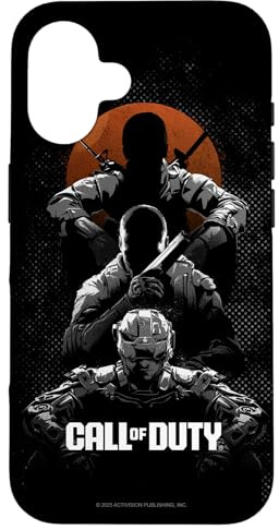 Hülle für iPhone 16 Call of Duty Stacked Poses Gradient FPS Video Game