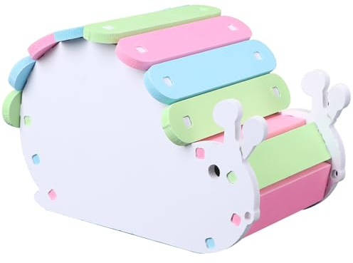 Beaupretty Pvc Hamster Hut Small Snails Shape Sleeping Nest Safe Fun Play Spot Suitable for Small Hedgehog and Mouse in Pet Home Snuggery