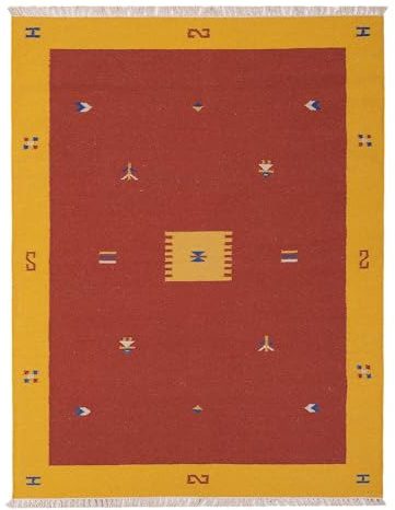 Morgenland Kelim Teppich - Trendy - 240 x 170 cm - rost